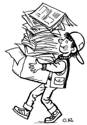 Сбор макулатуры