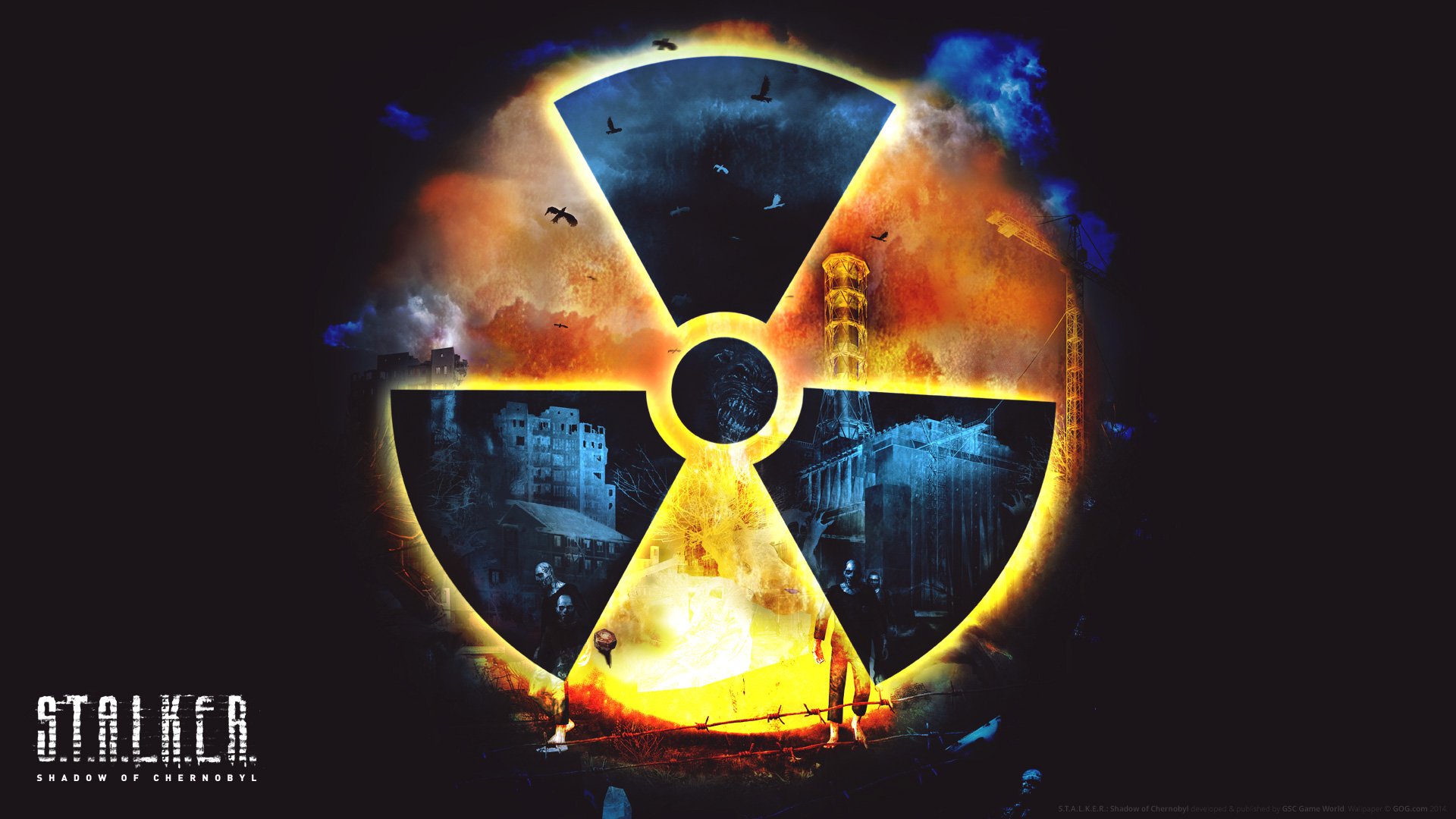 Значок сталкер тень Чернобыля