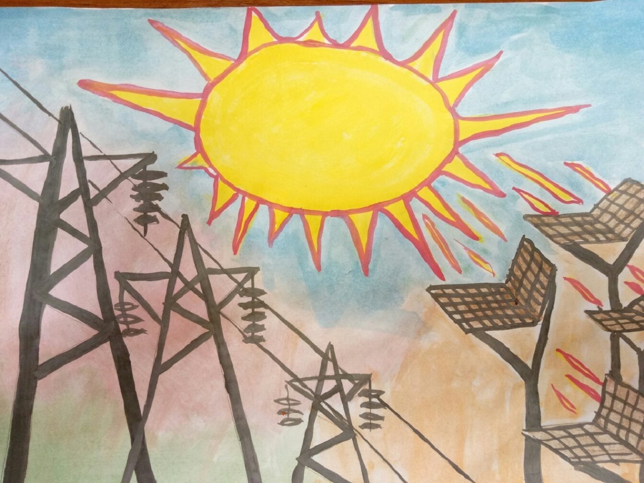 Рисунок на тему энергия будущего
