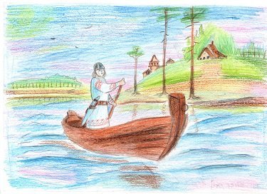 Рисунок по Калевала легкий