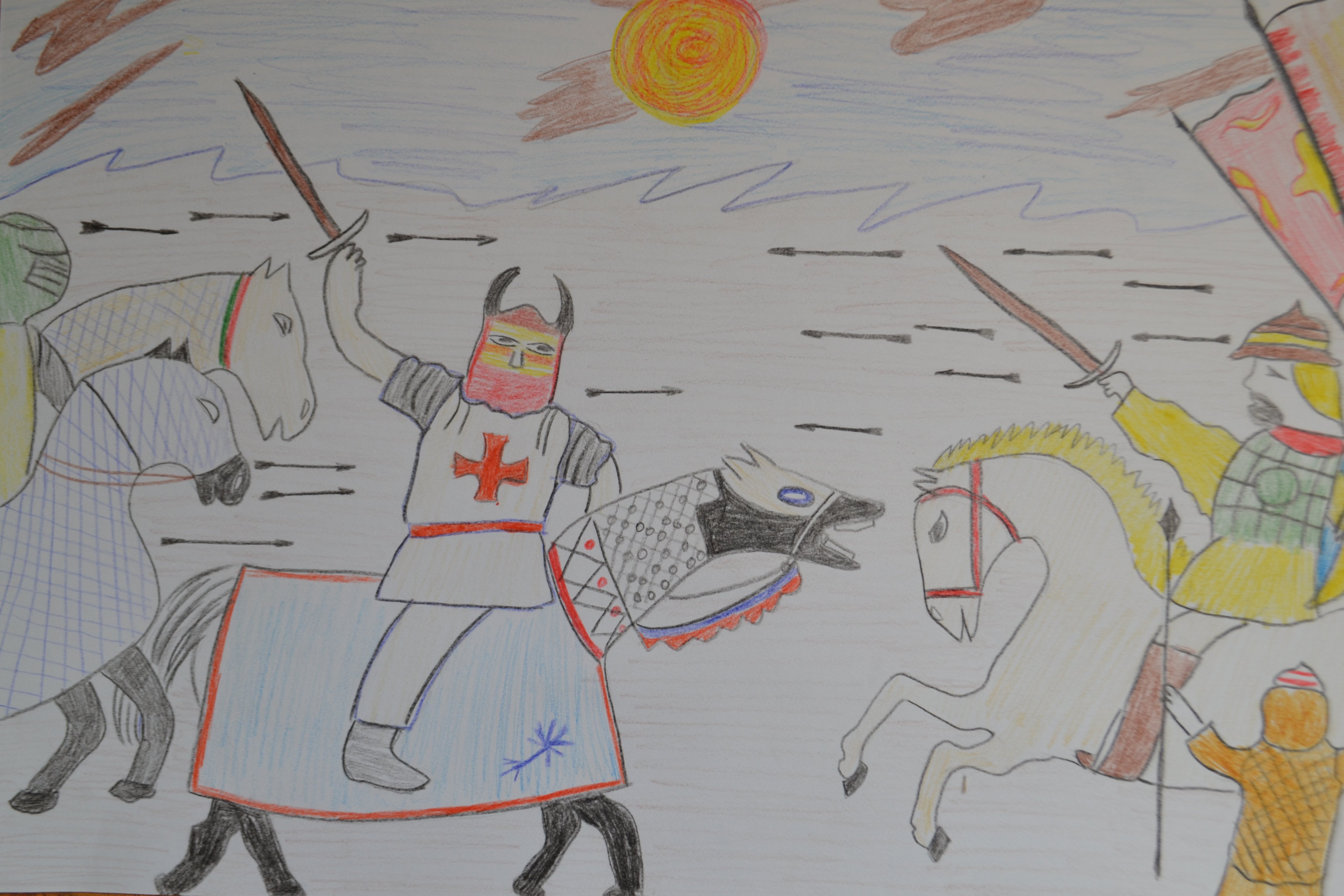 Битва Александра Невского Ледовое побоище рисунки