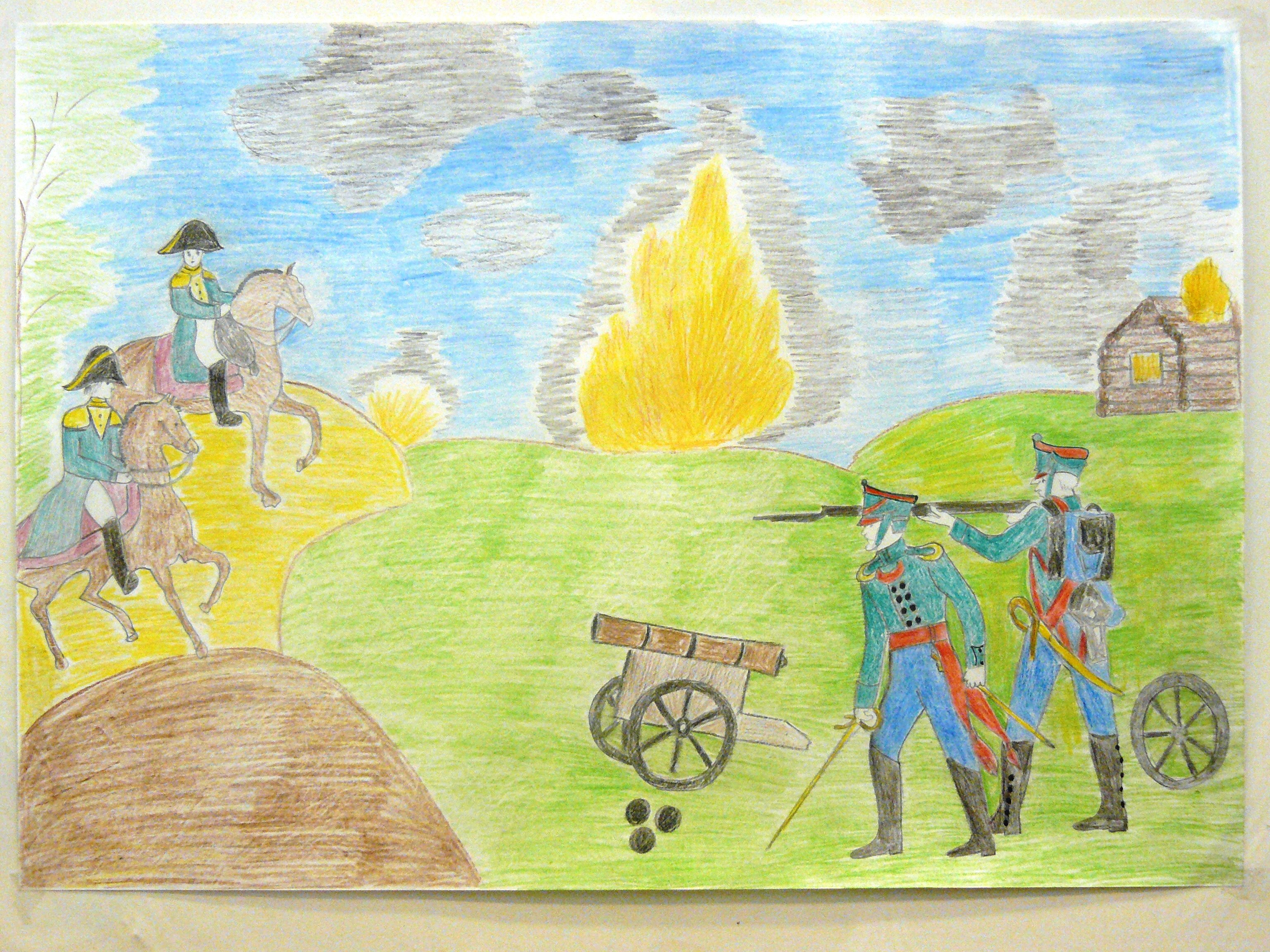 Бородинское сражение иллюстрация 3 класс