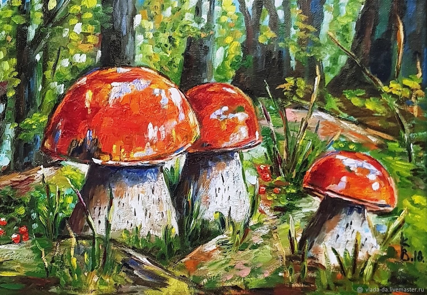 Пейзаж с грибами