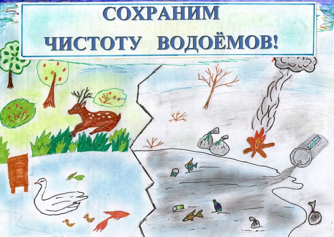 Экологический плакат рисунки