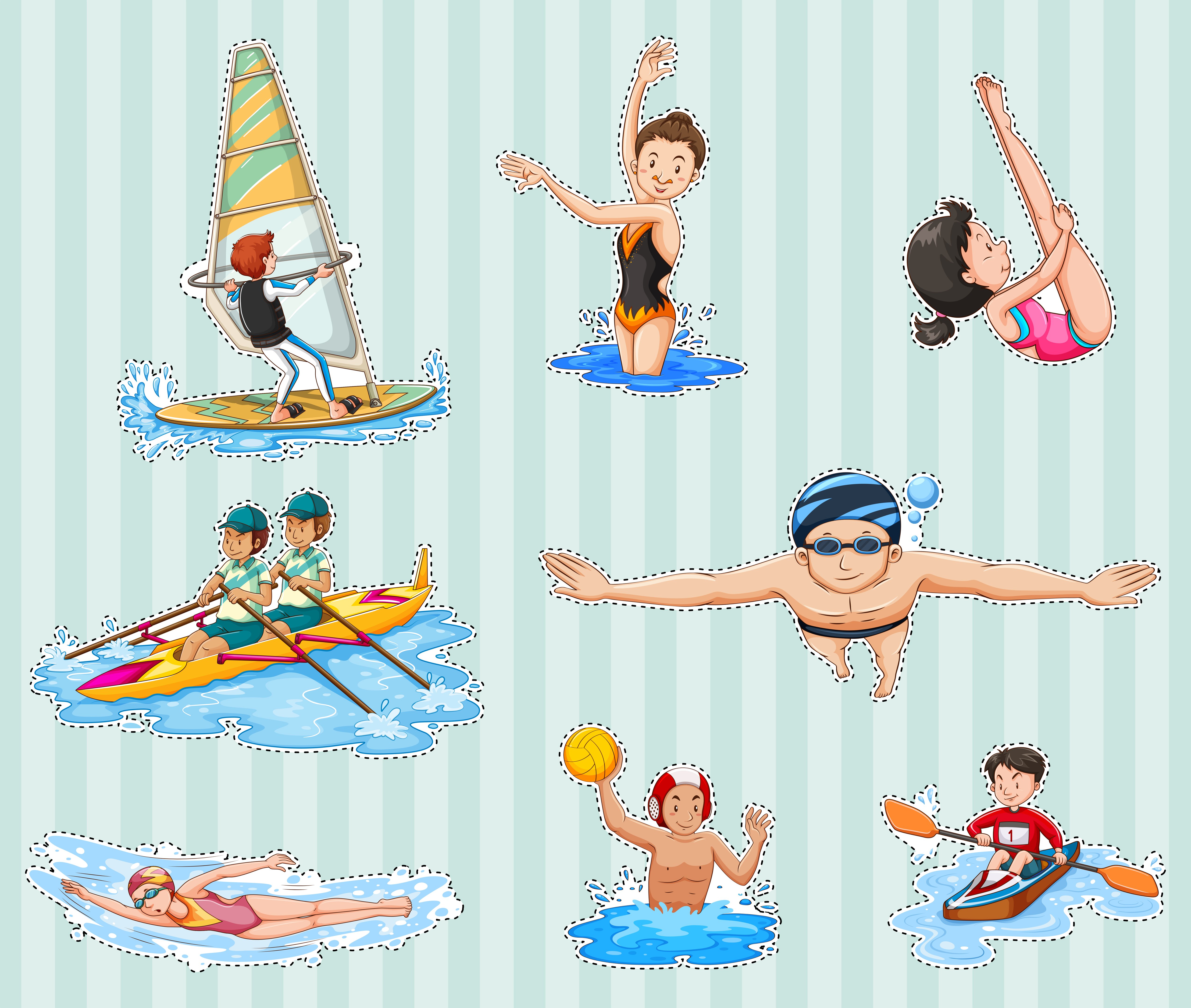 Водные виды спорта для детей дошкольного возраста