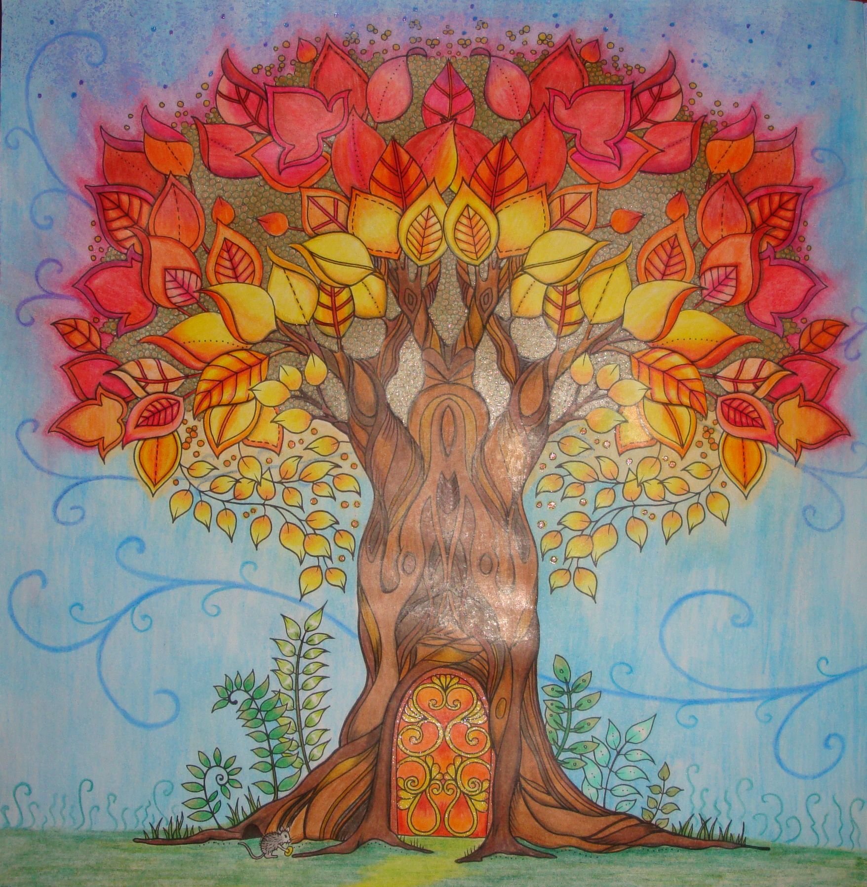 Рисование волшебное дерево