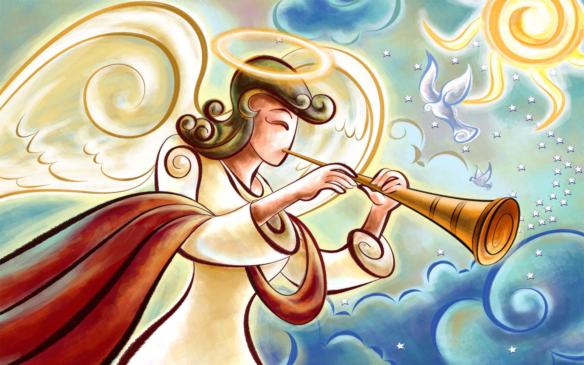 Самая сказочная песня. Ангел с дудочкой. Ангелы с музыкальными инструментами. Сказочные музыканты. Магические музыкальные инструменты.