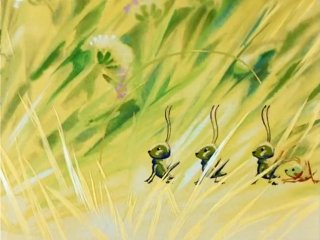 Поэтапное рисование кузнечика для дошкольников