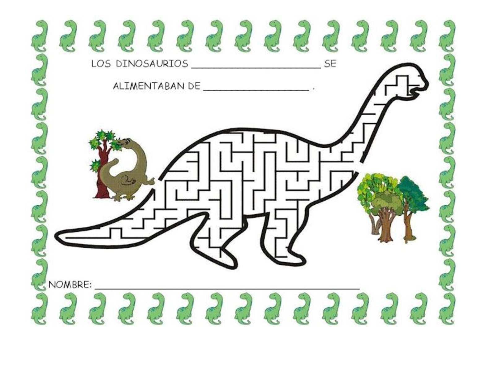 Конверт с динозаврами