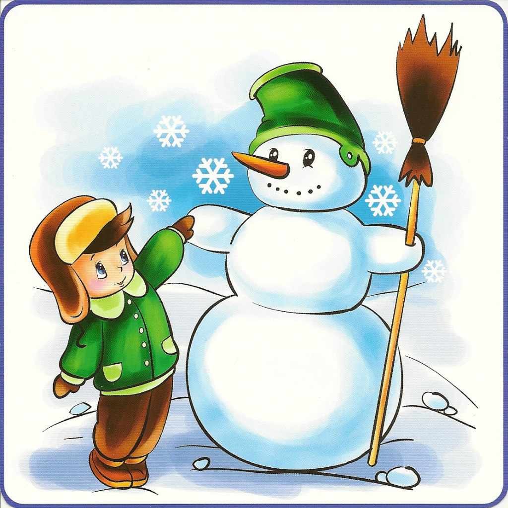 Снеговик для детей для дошкольников