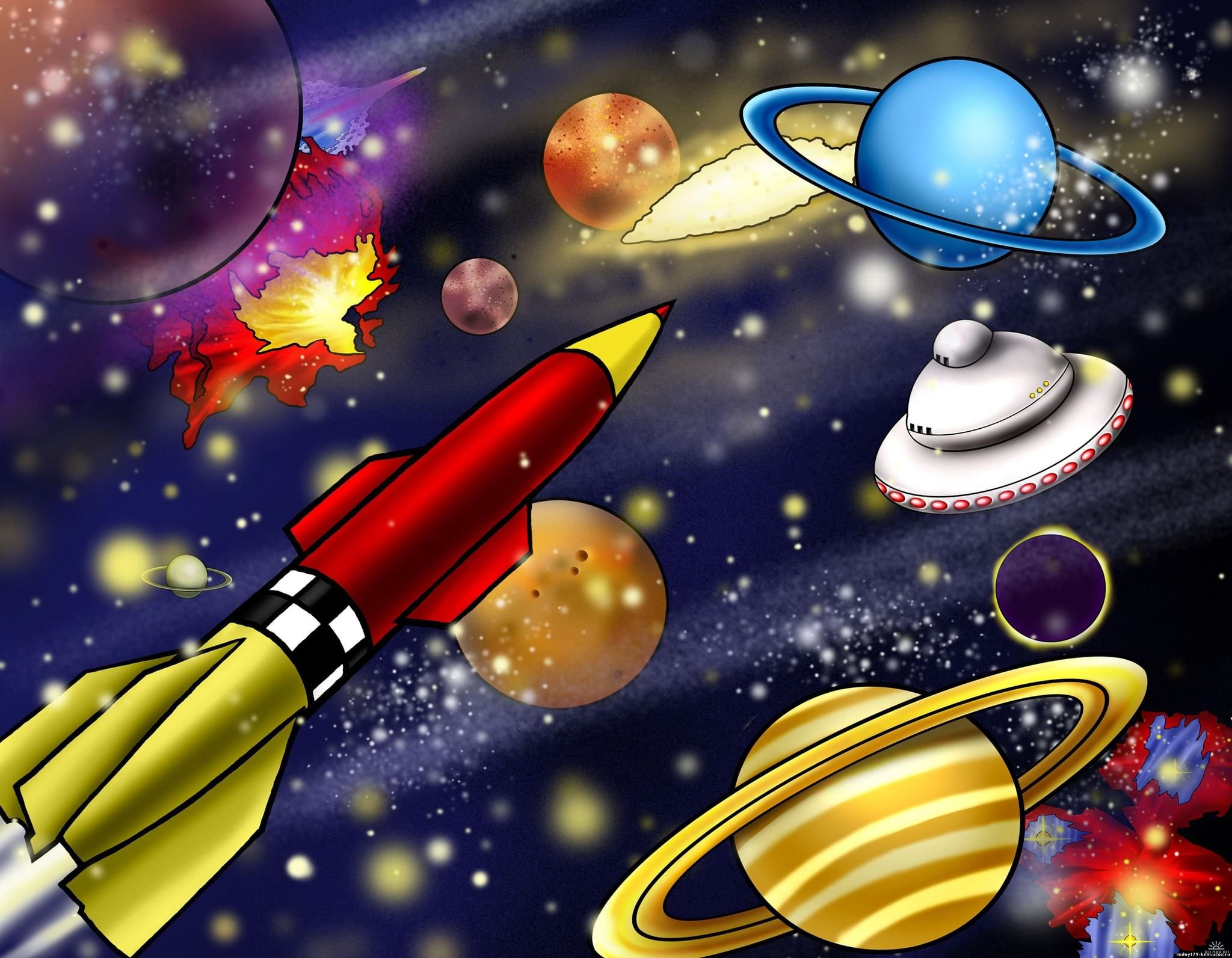 Картинки ко дню космонавтики для детей. Рисунок на тему космос. Рисунок на космическую тему. Детям о космосе. Космическая тематика для детей.