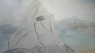 Утёс Лермонтов рисунок к стихотворению