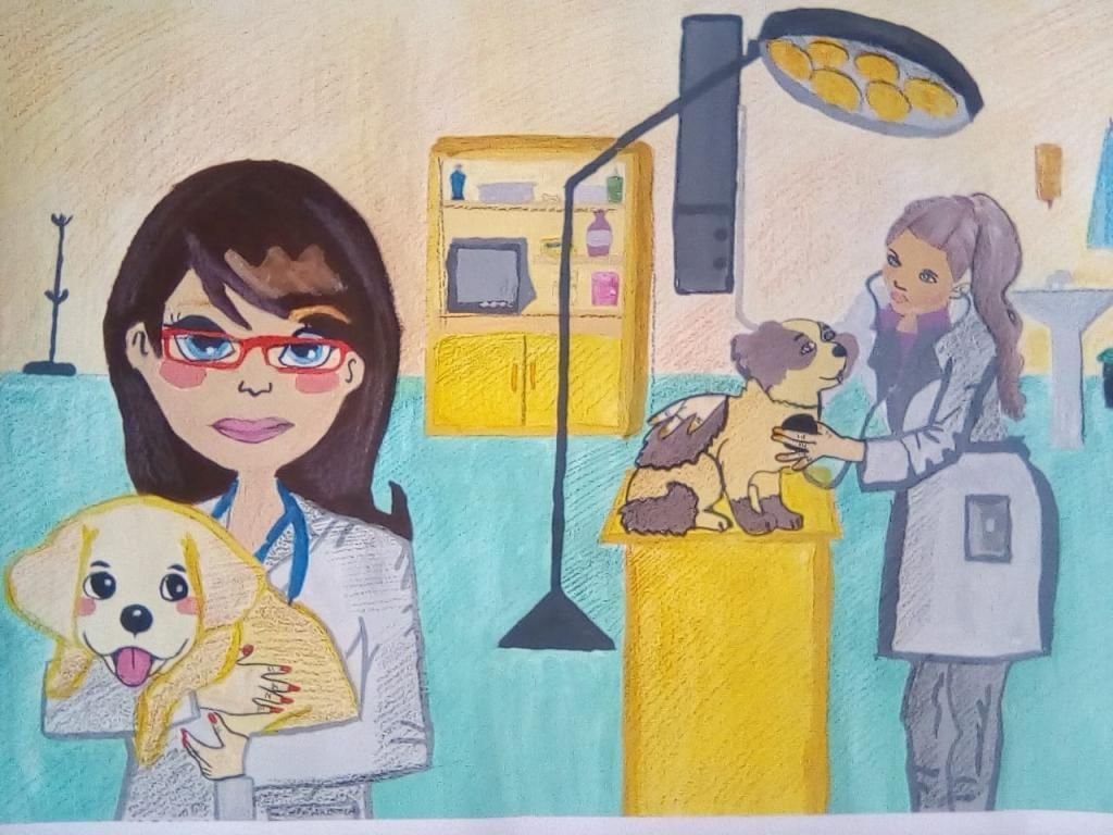 Рисунок на тему я хочу стать ветеринаром (43 фото)