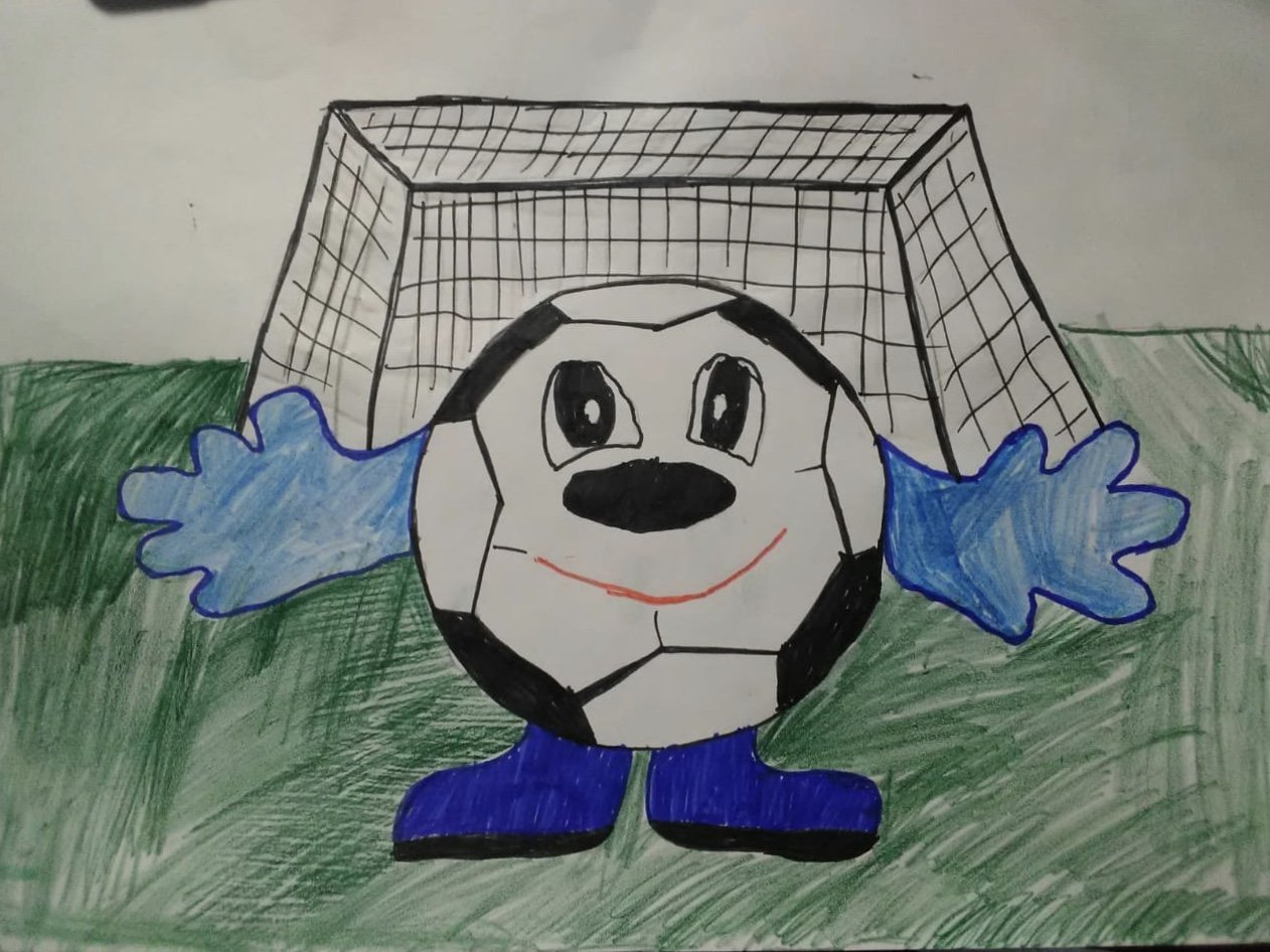 Рисунки на футбольную тему для школьников
