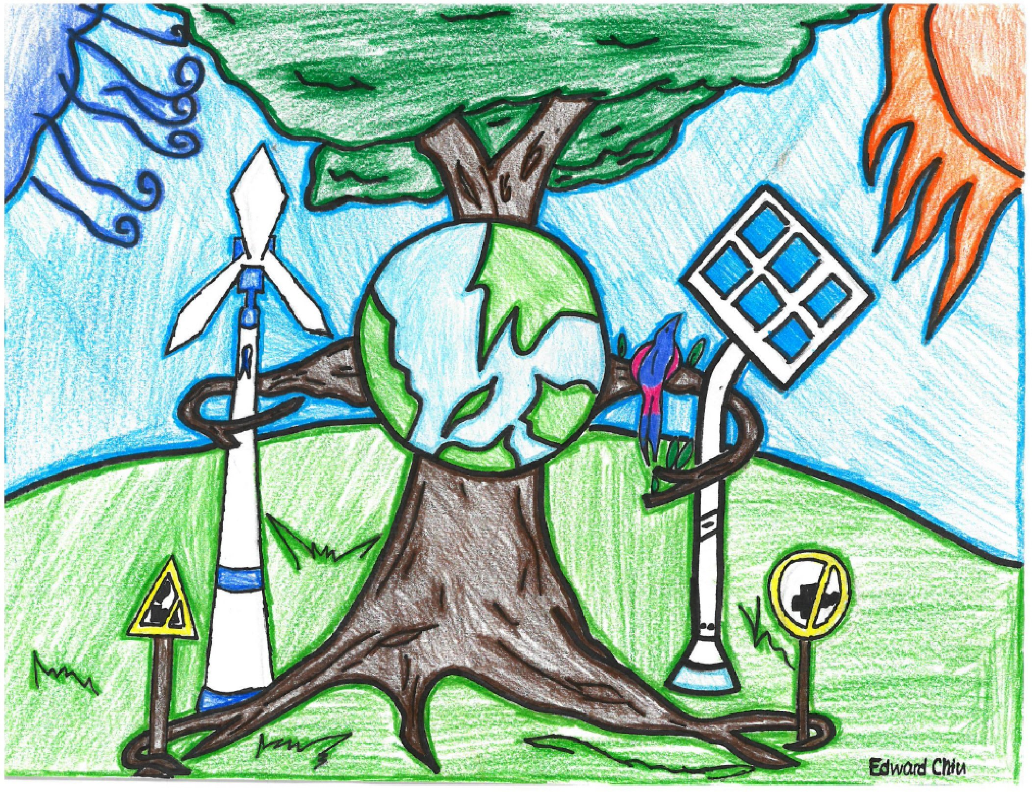 Рисунок на тему Энергетика и экология