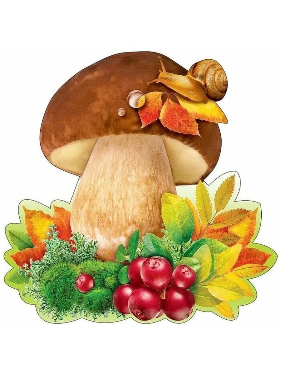 Осенний гриб для дошкольников