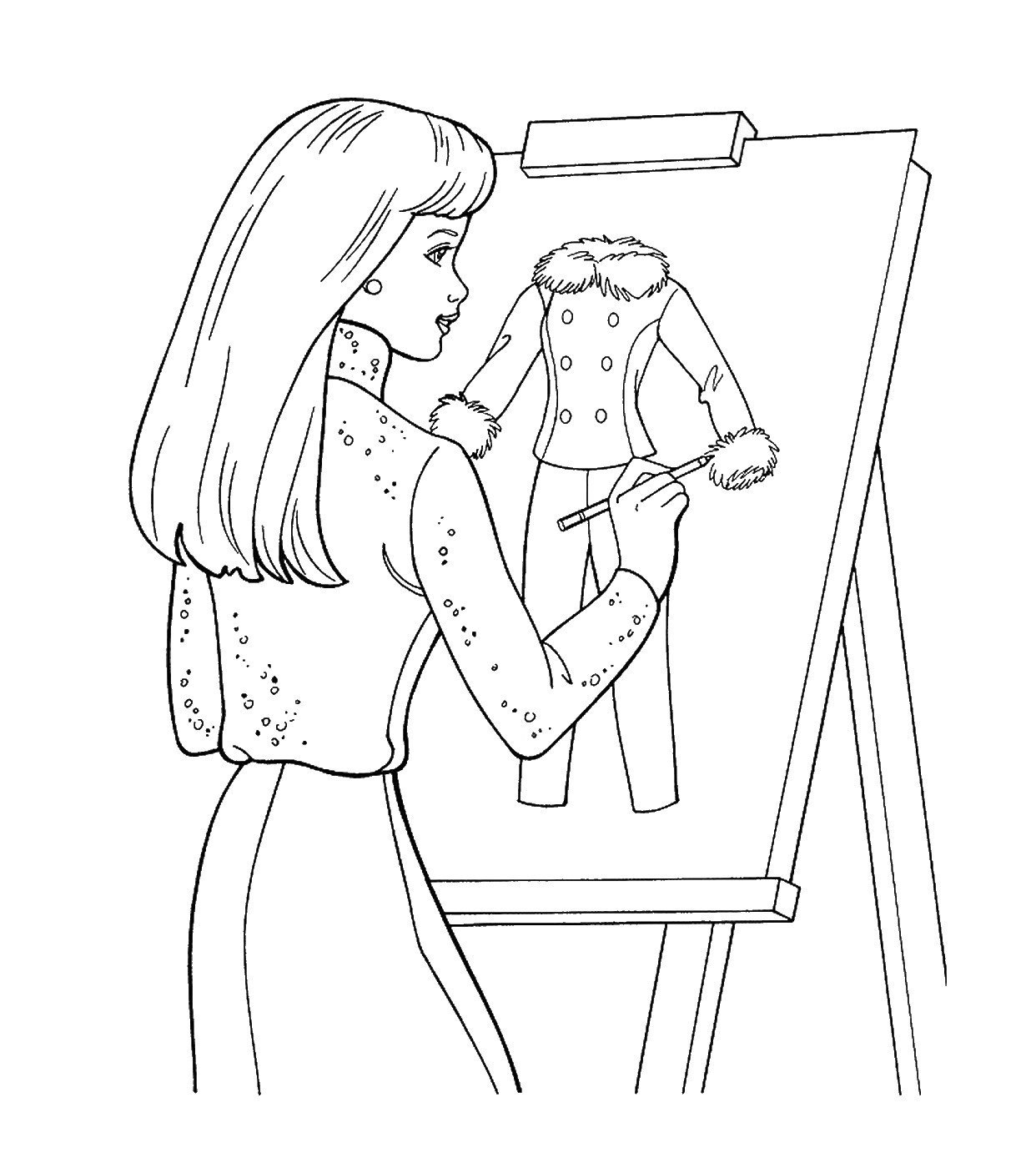 Рисунок на тему мамино хобби