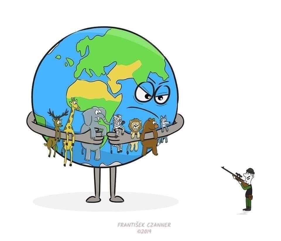 Иллюстрация загрязнение планеты