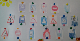 Рисование ПДД средняя группа