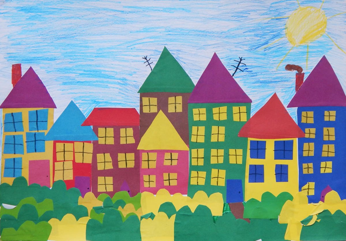 В городе урок 1 класс. Аппликация на тему город. Рисование городских домов. Аппликация на тему мой город. Рисование городских домов для детей.