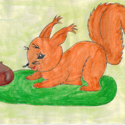 Белка из сказки