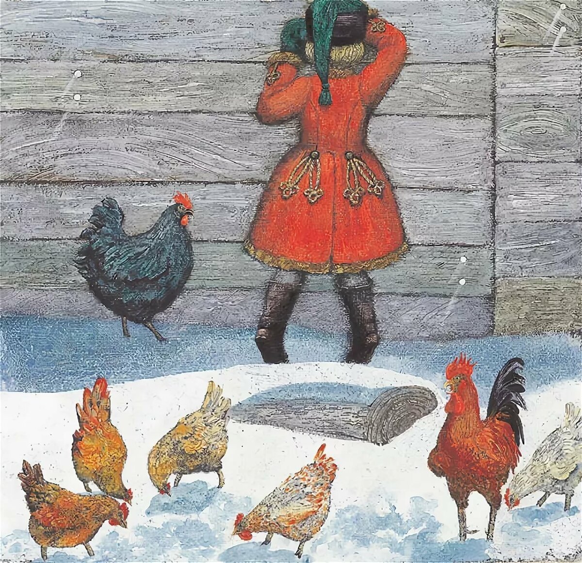 Иллюстрации к сказке Погорельского черная курица