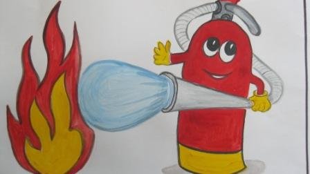 Плакат на тему пожарная безопасность