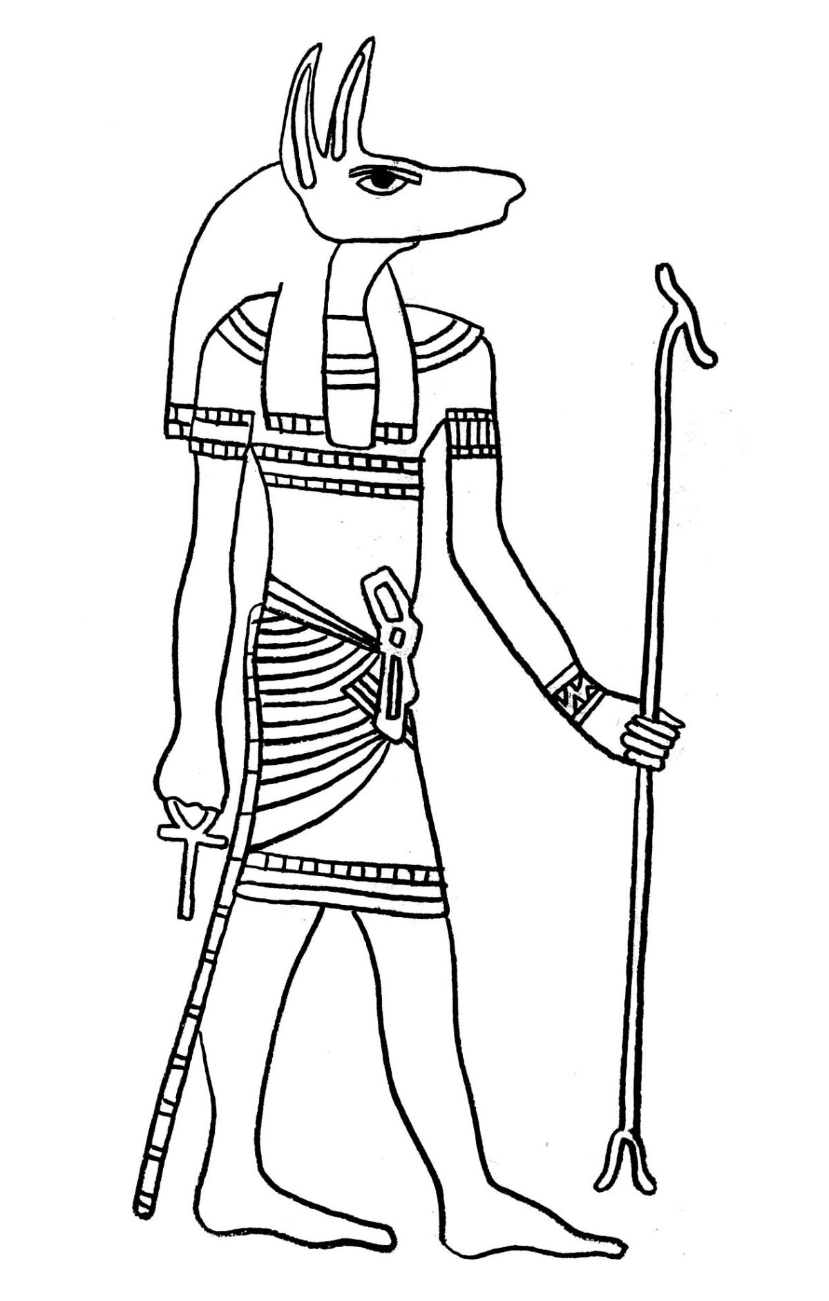 Анубис Бог древнего Египта