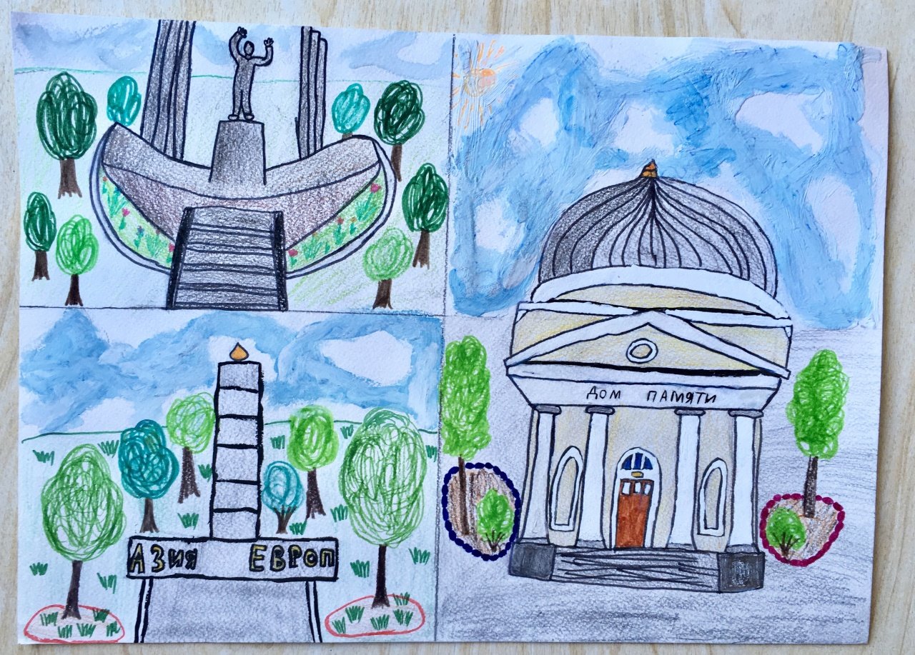 Детские рисунки памятники архитектуры