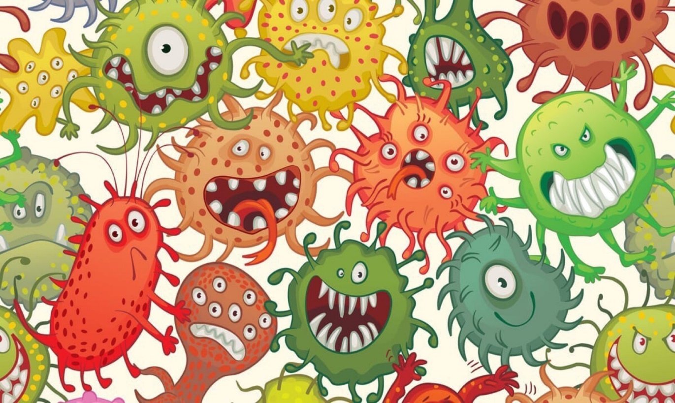Детям о вирусах и микробах
