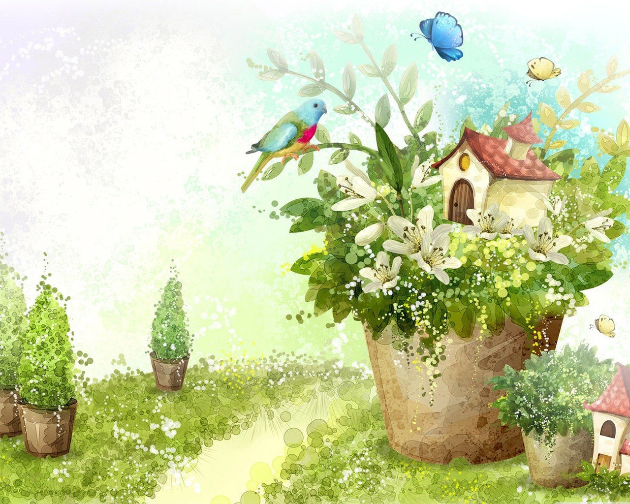 Сказочный домик Весна для детей