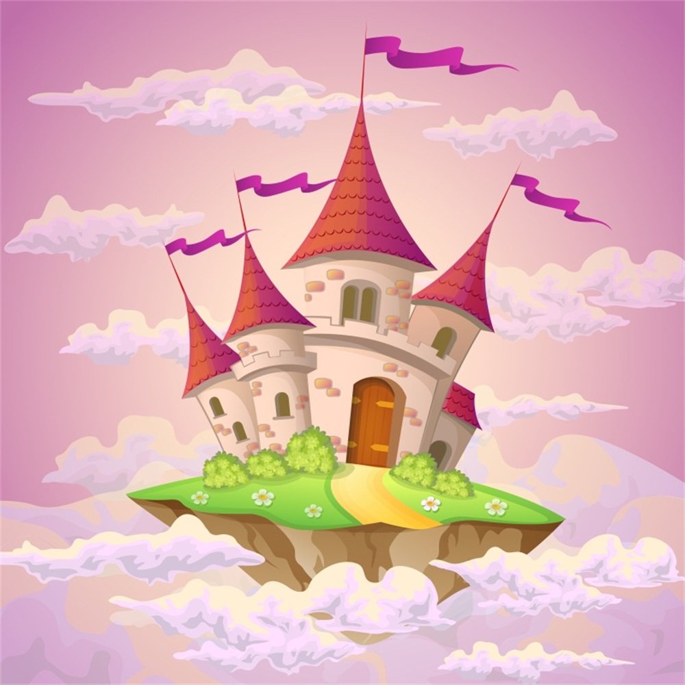 Сказочный замок с радугой