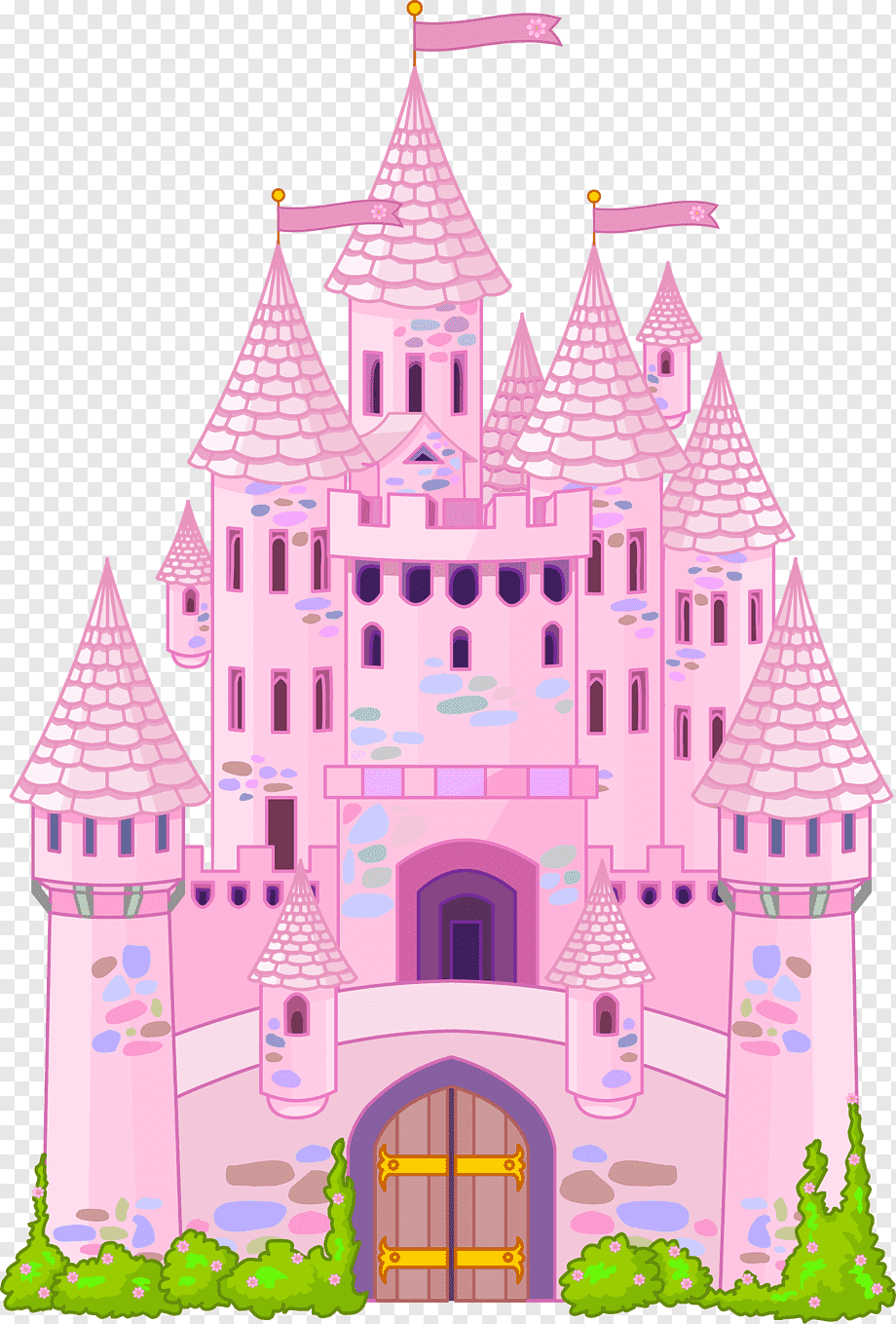 Замок принцессы для печати