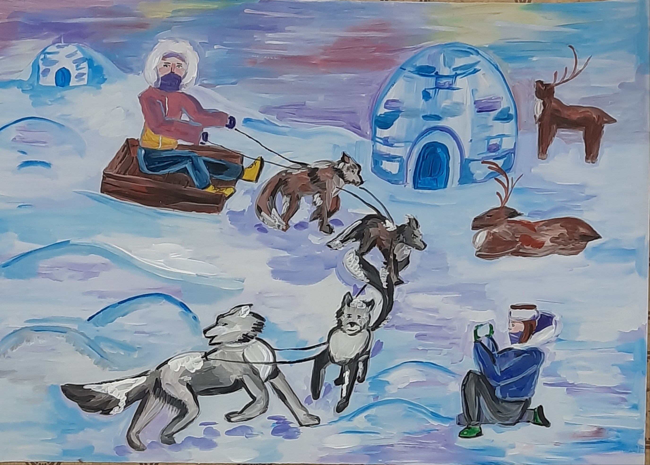 Рисунок на тему Северный полюс