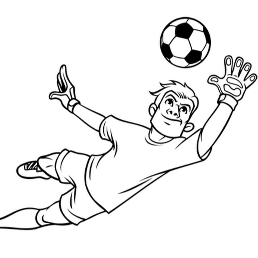 Легкие рисунки футболистов для начинающих