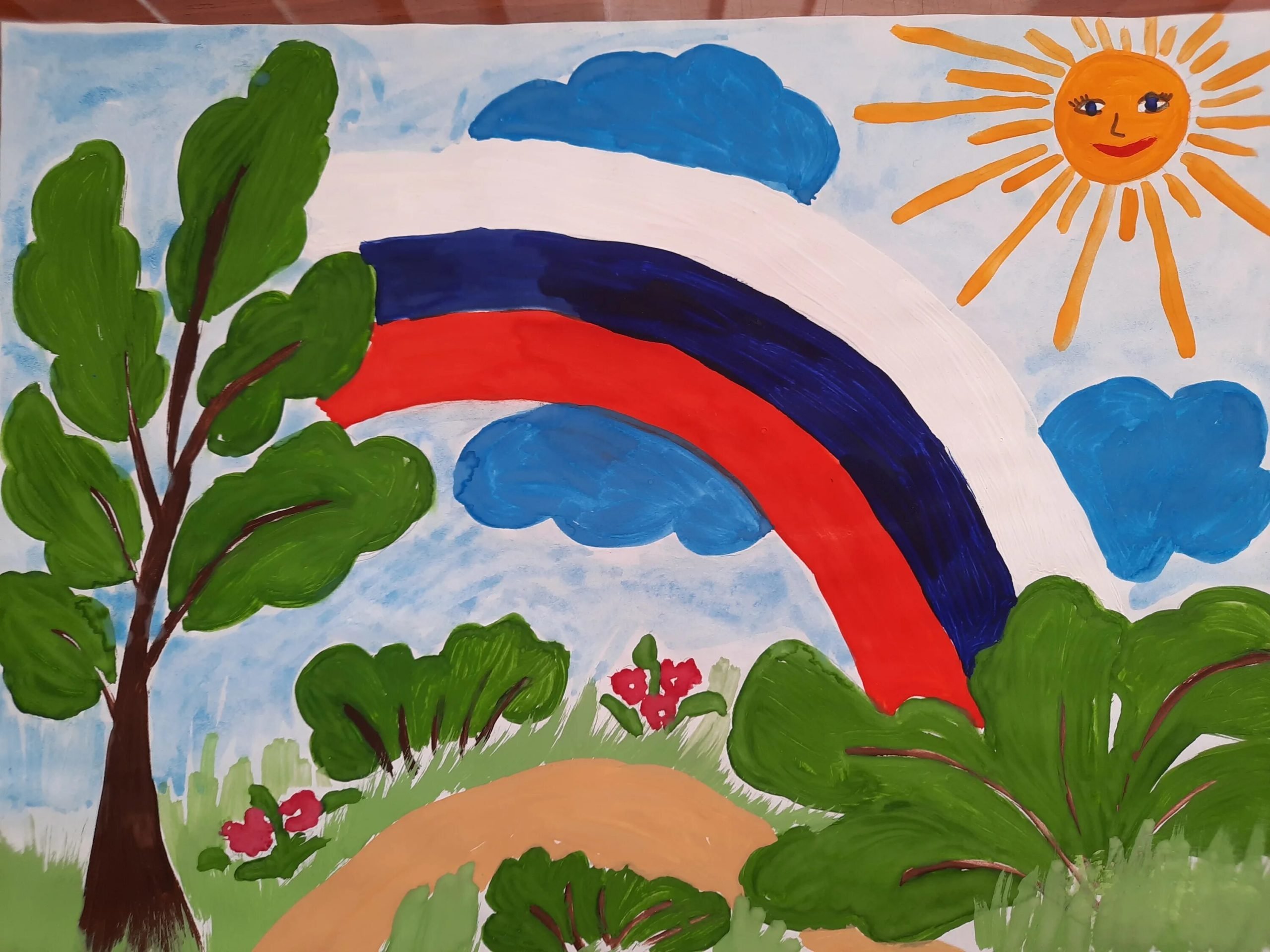 Рисунки ко Дню России для детей
