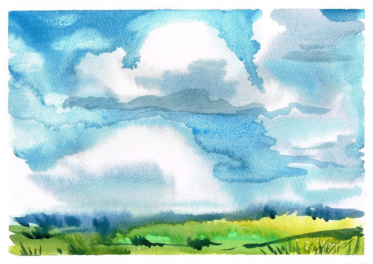 Рисование облаков