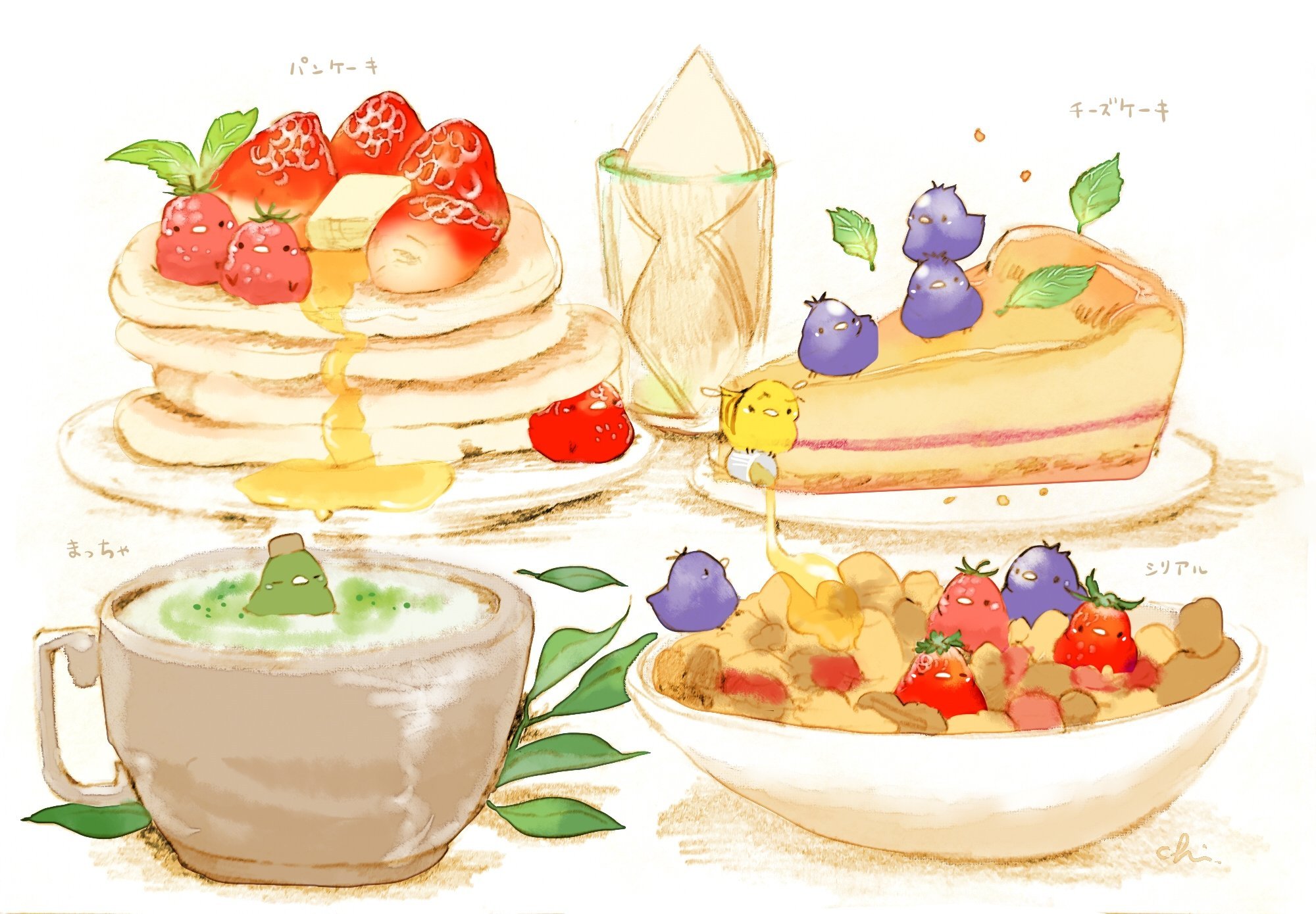 Рисунки про еду