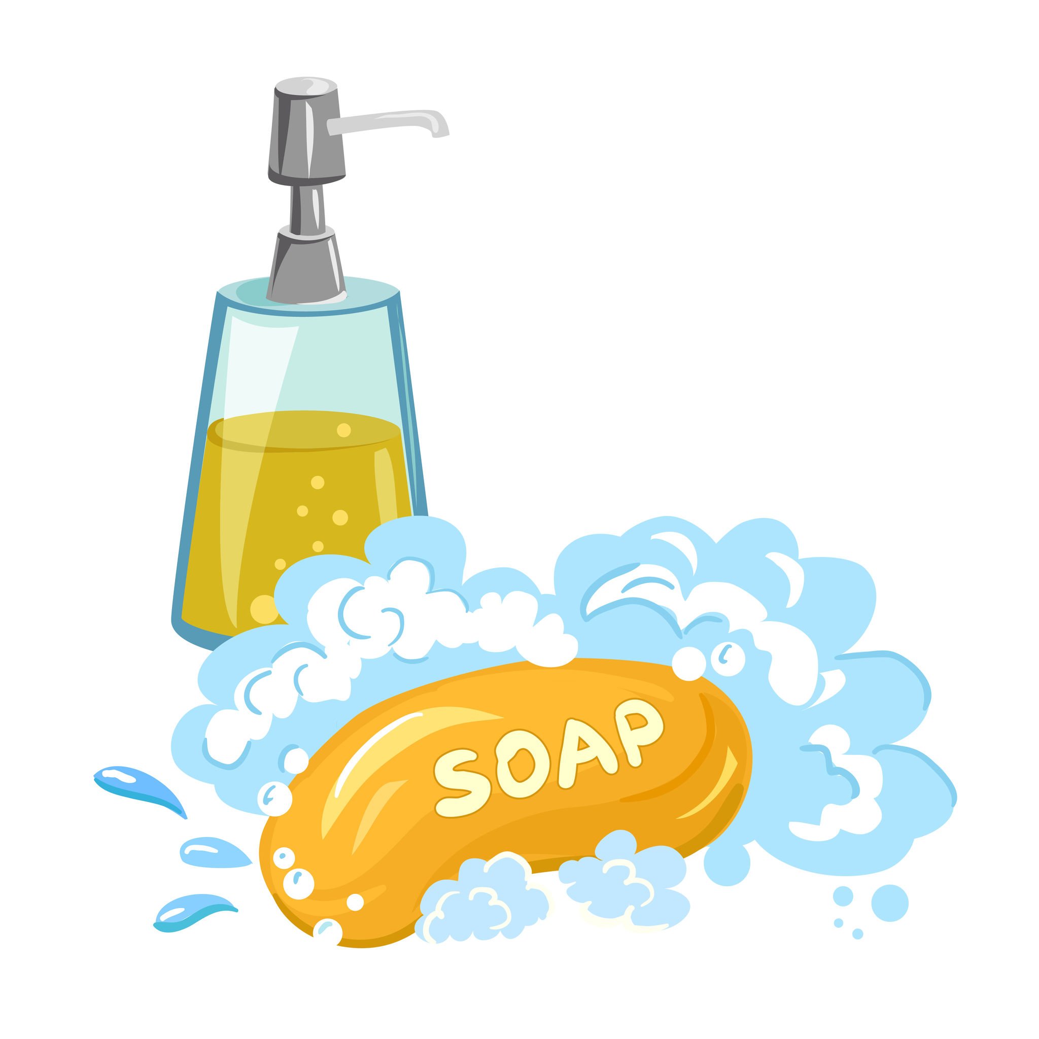 Мультяшное мыло шампунь
