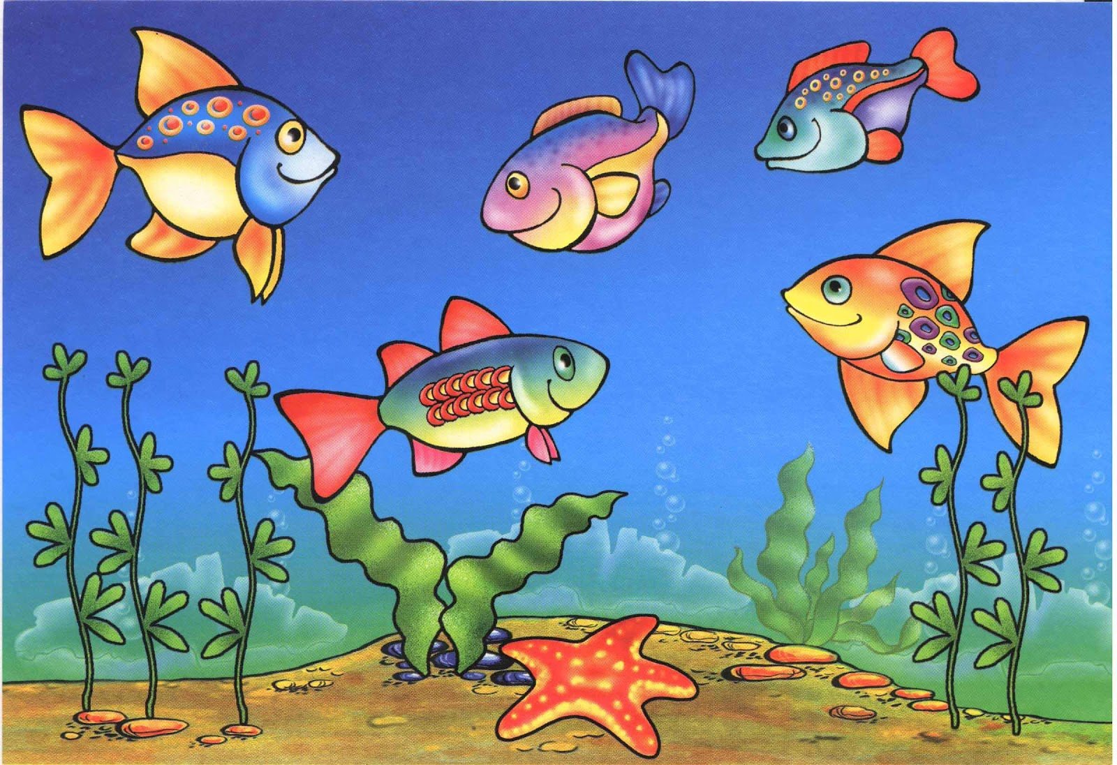 Аквариумные рыбки для дошкольников
