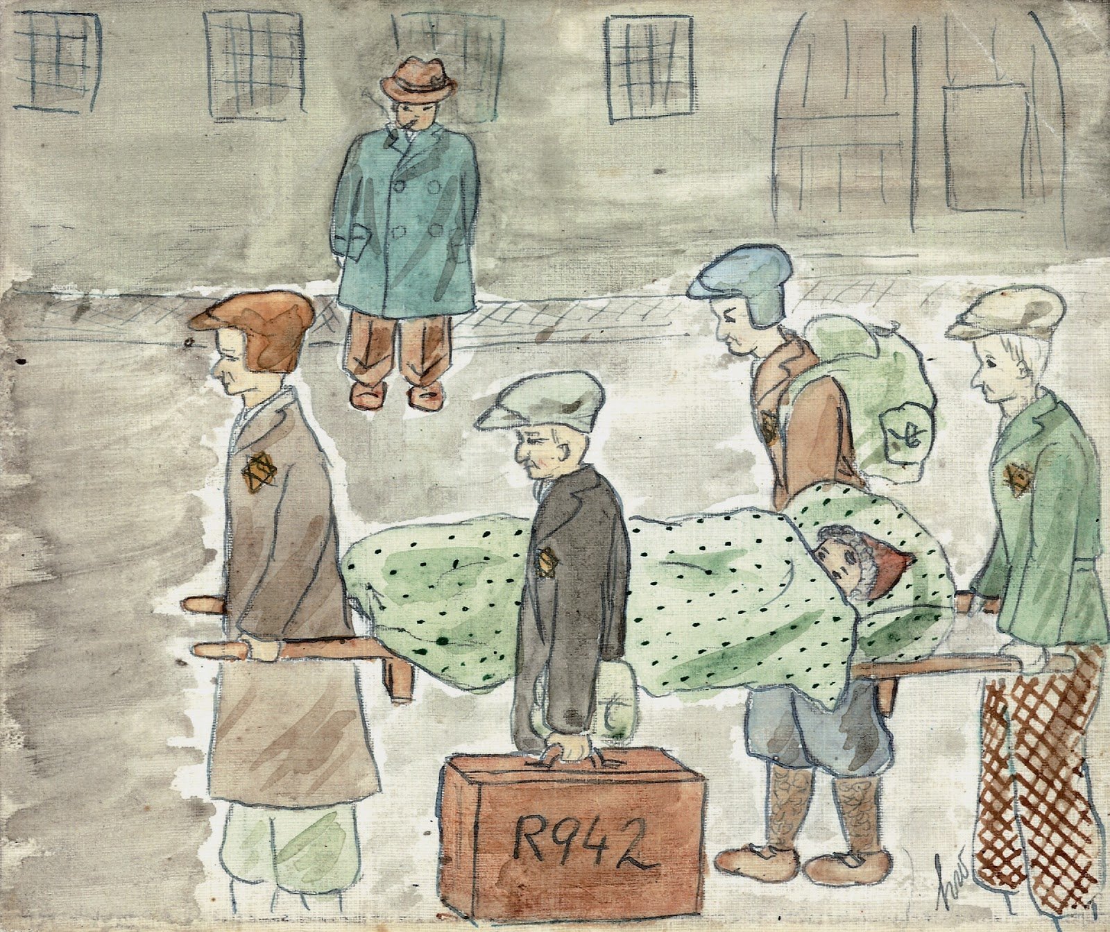 Рисунки детей из концлагеря Терезин