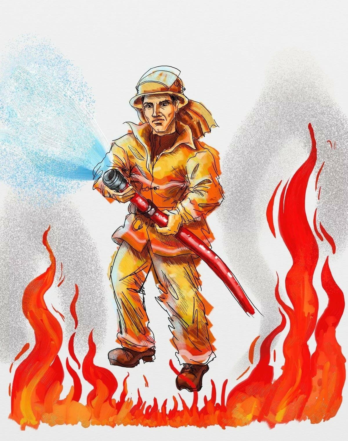 Профессия пожарник