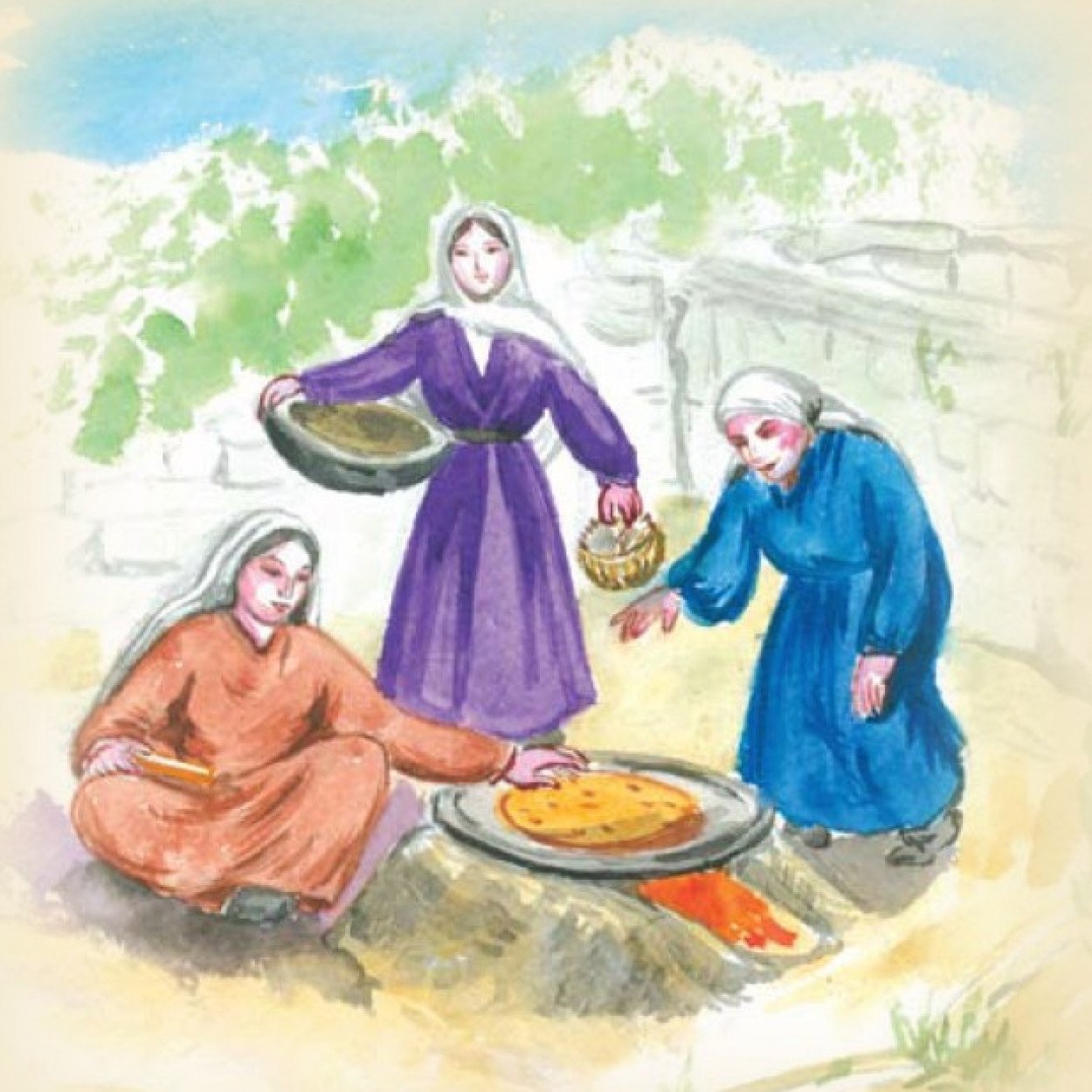 Традиции народов Дагестана рисунки
