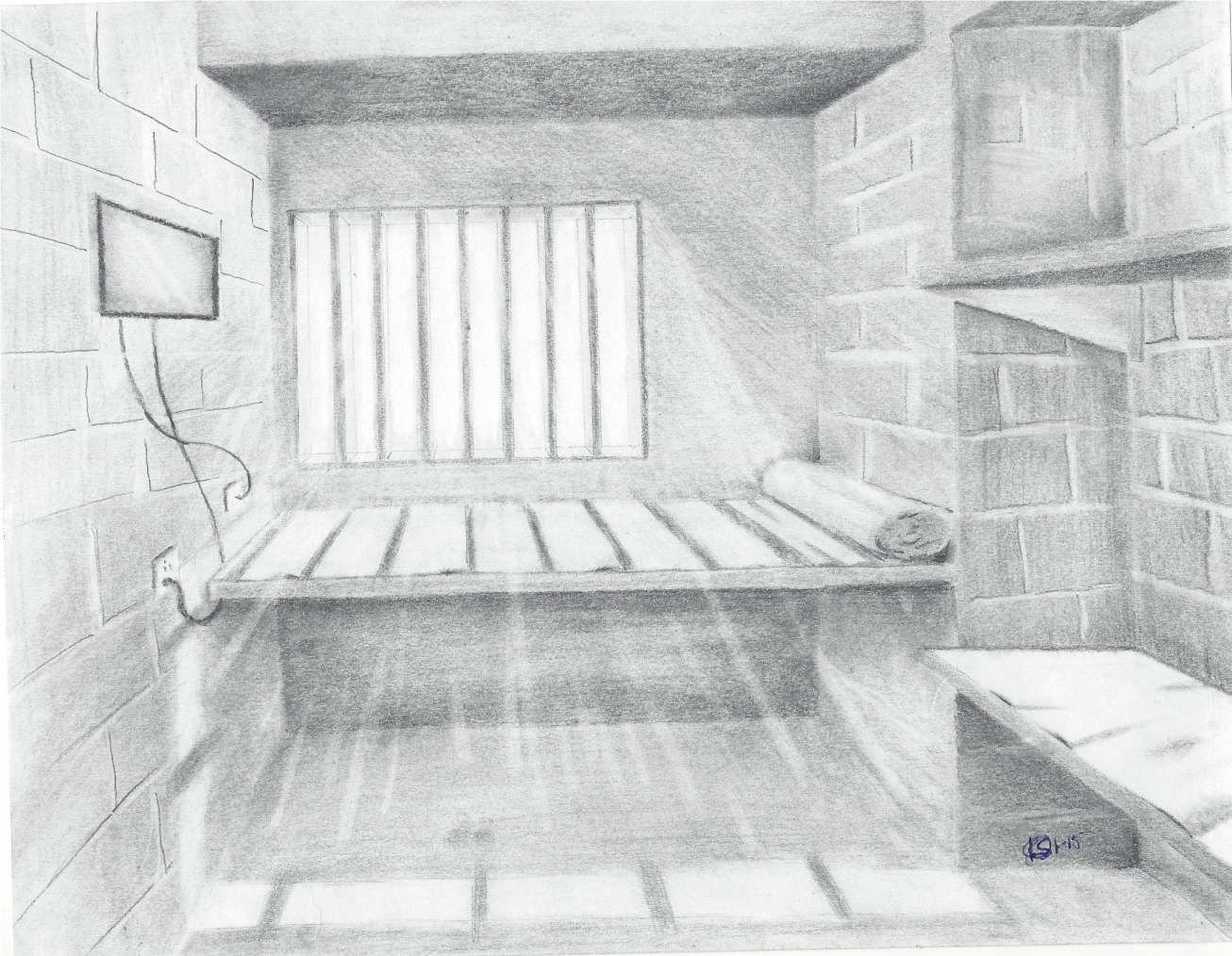 Тюрьма нарисованная