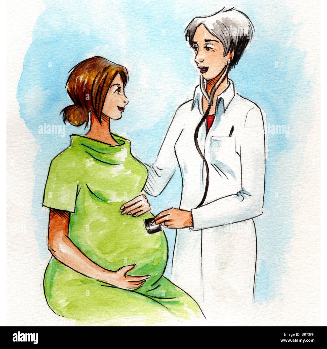 Беседа врача с беременной