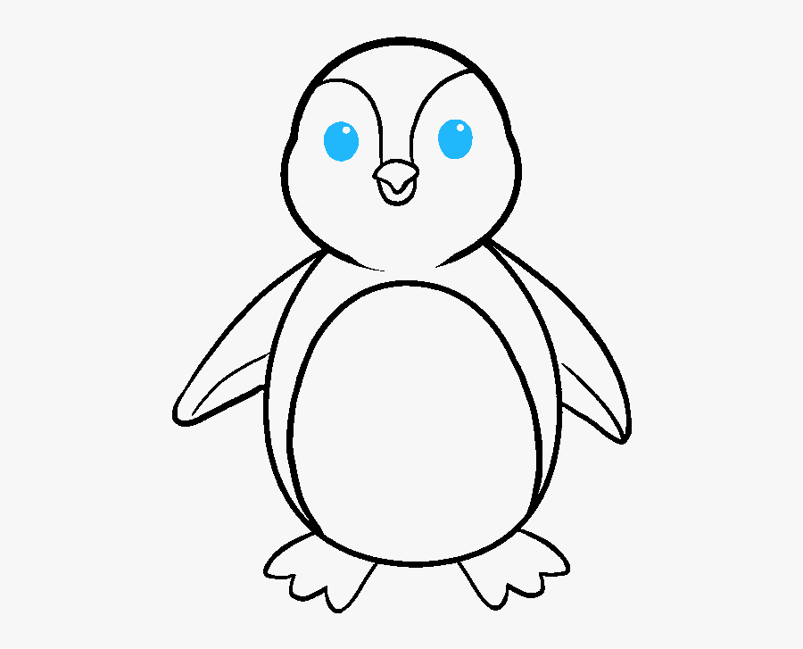 Как нарисовать пингвина для малышей - 98 фото