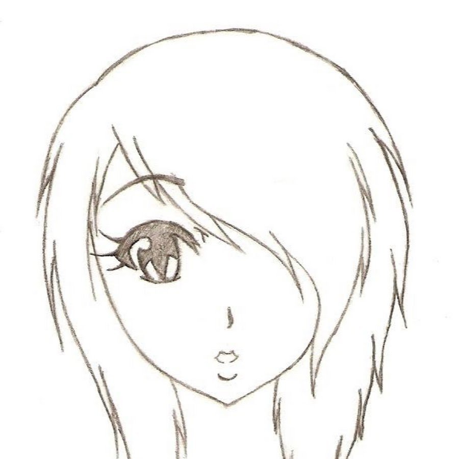Как нарисовать аниме девушку карандашом поэтапно для начинающих 10 лет
