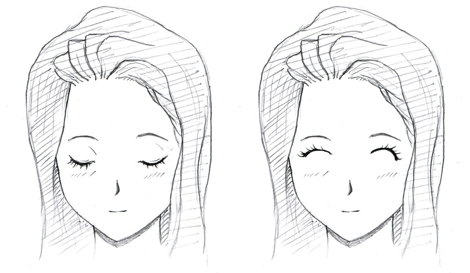 Рисунки для срисовки лица легкие