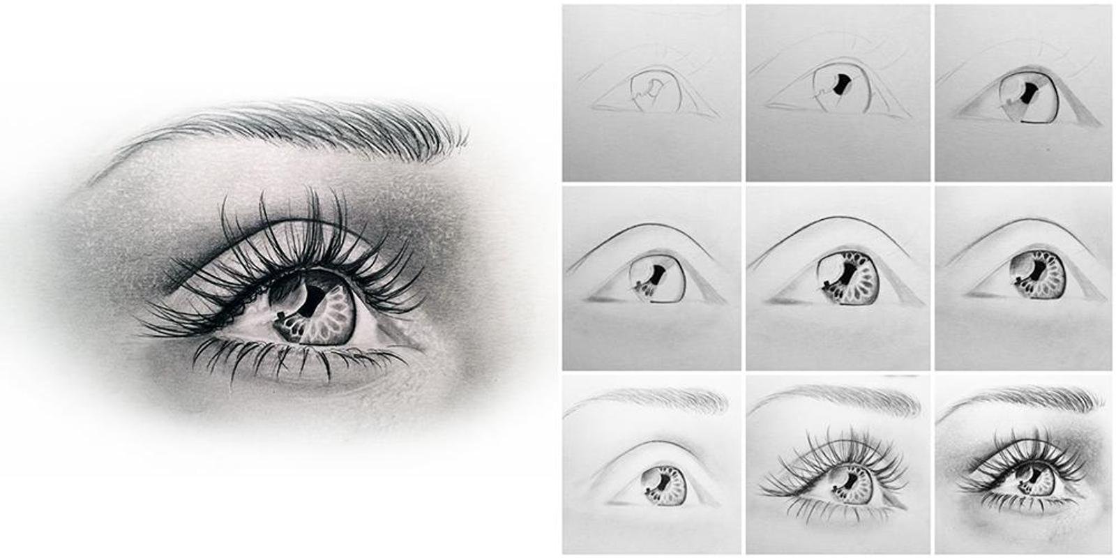 Как красиво нарисовать глаз для начинающих. Уроки рисования карандашом глаза. Поэтапное рисование глаз. Рисунок глаза пошагово. Карандаш для глаз.