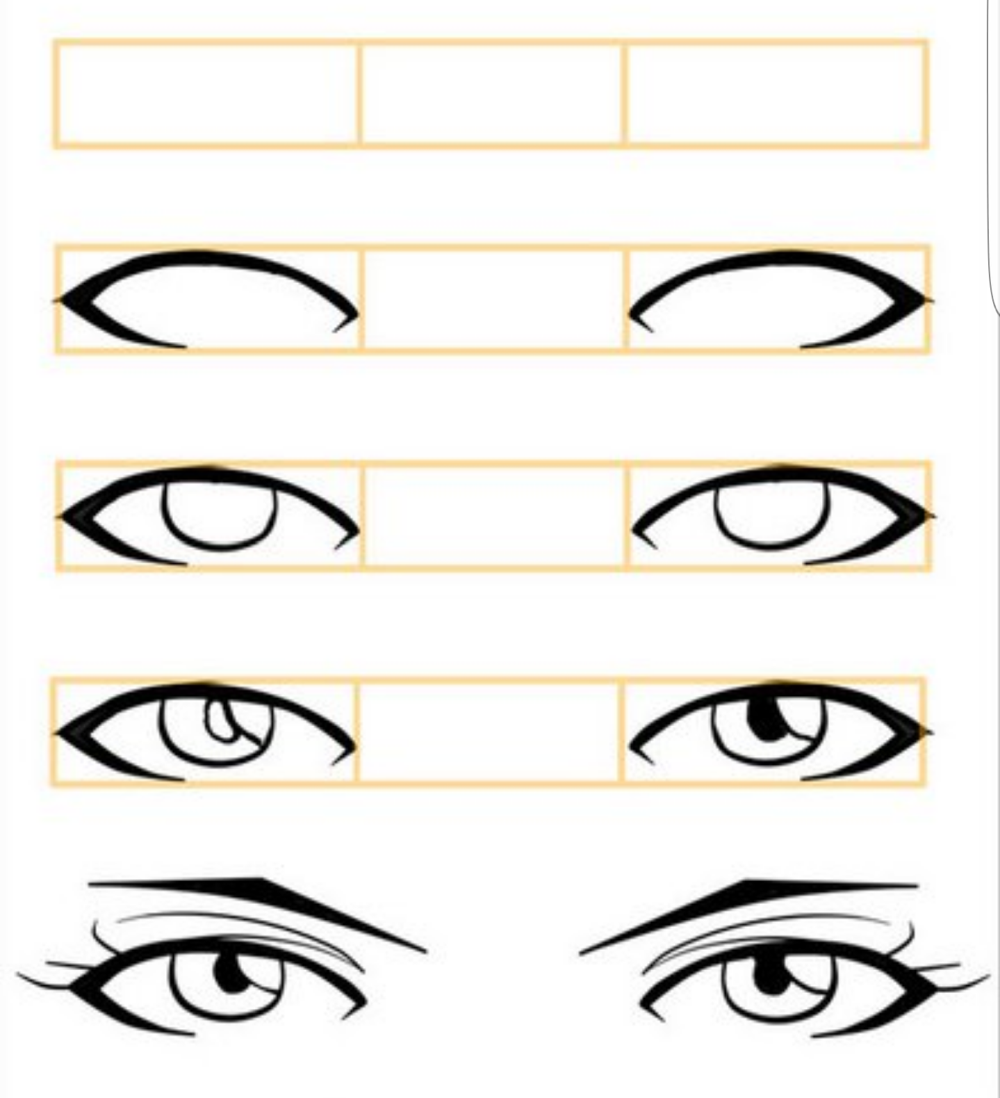 Как рисовать глаза карандашом поэтапно